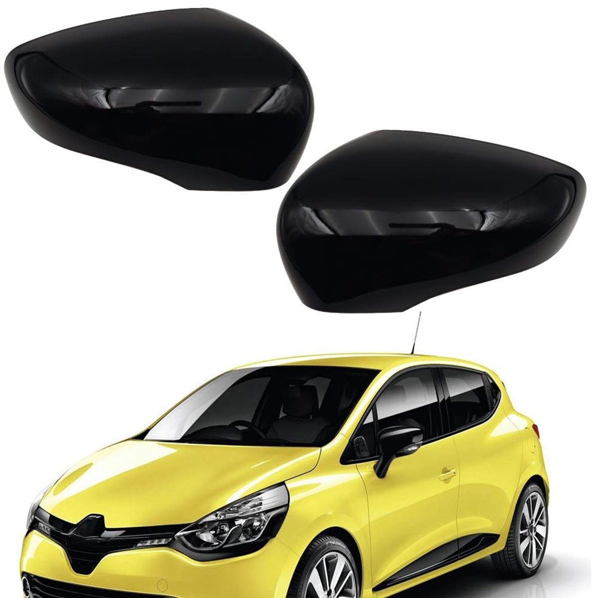 Dailygoods - Cosensi - Buitenspiegelkappen voor Clio 4, Captur en Zoe, 1 Paar