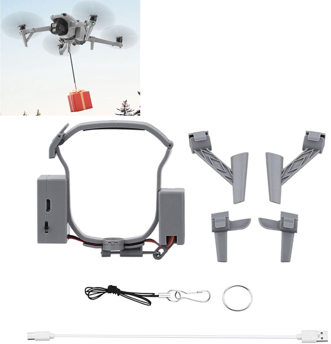 Dailygoods - Drone Airdrop-systeem met Landingsgestellen