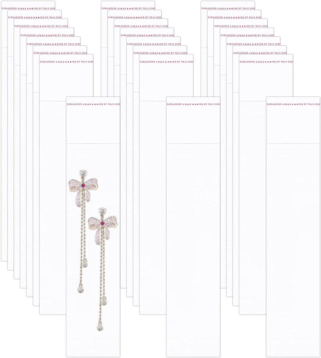 8 Inch Zelfsluitende Cellofaanzakken, 100 Stuks, Duidelijke Plastic Zakjes voor Kaarsen, Sieraden, Ambachten en Cadeaus, 50µm Dikte, Perfect voor Bakkerij en Feestdecoratie
