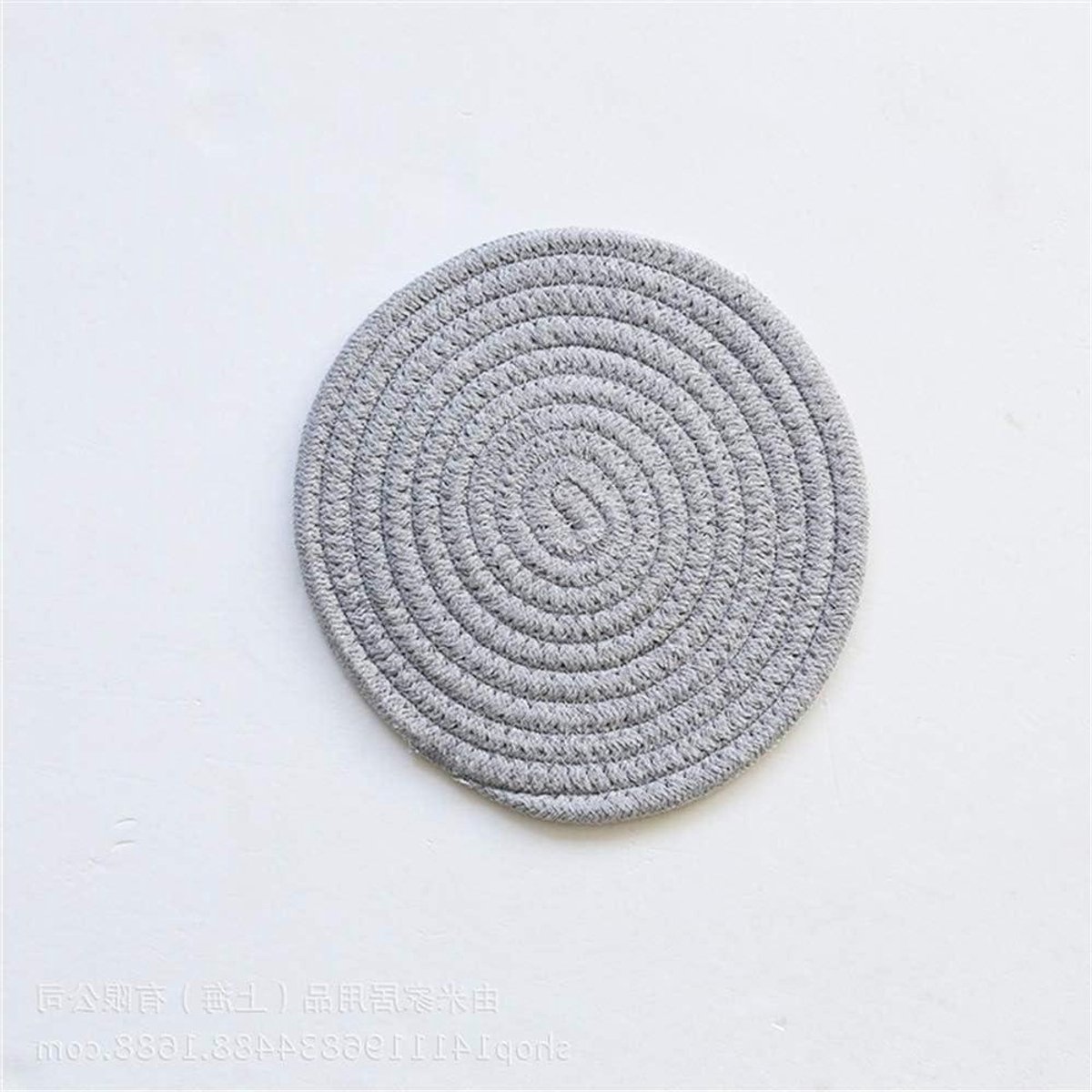 Placemats - Onderzetters - Tafel Beschermen - Warmte-isolatie - 4 stuks - Lichtgrijs