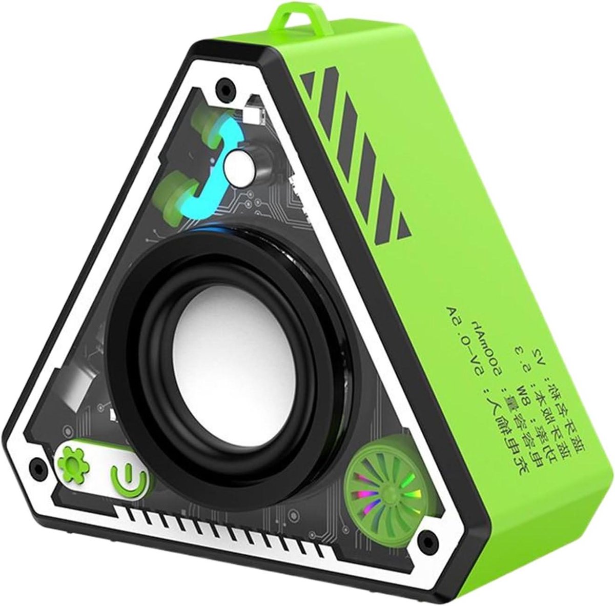 Draagbare Speaker - Draadloze Audio - Buiten Muziek - Krachtige Bas - Compact Design - Groen