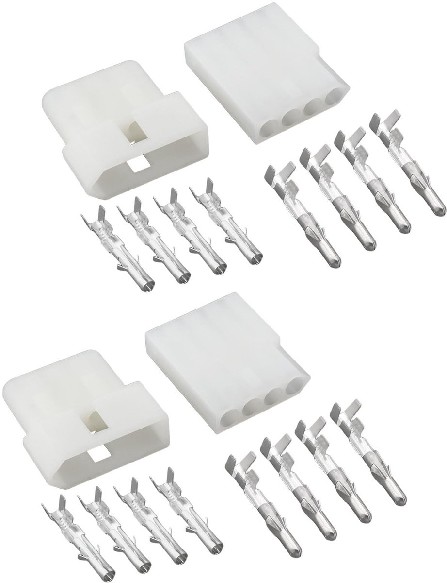 Cosensi - Dailygoods - 4-Delige 4-Pins Motorfiets Connector Set voor KTM