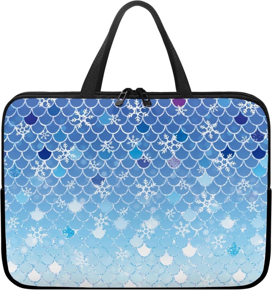Laptoptas - Draagtas Notebook - Zakelijk Gebruik - Waterafstotend Canvas - Tot 17 inch - Blauw