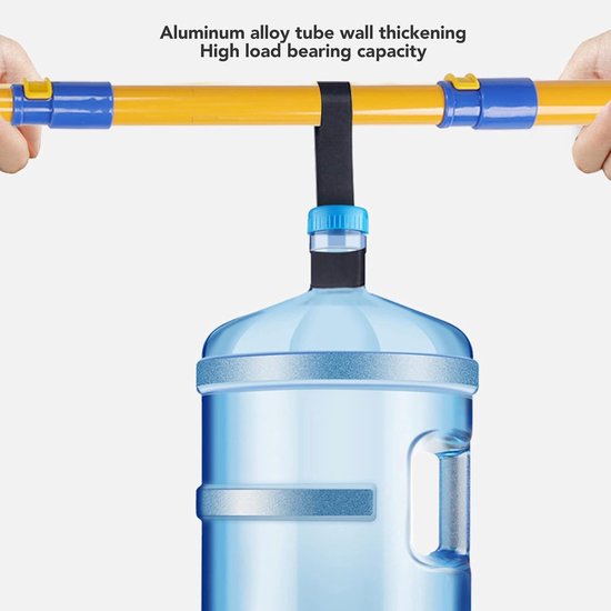 Autowasborstel Telescopisch - Autodweil Lange Steel - Auto Reinigen - Superabsorberende Microvezel - Tot 102 cm - Grijs van Merkloos	 — afbeelding 2