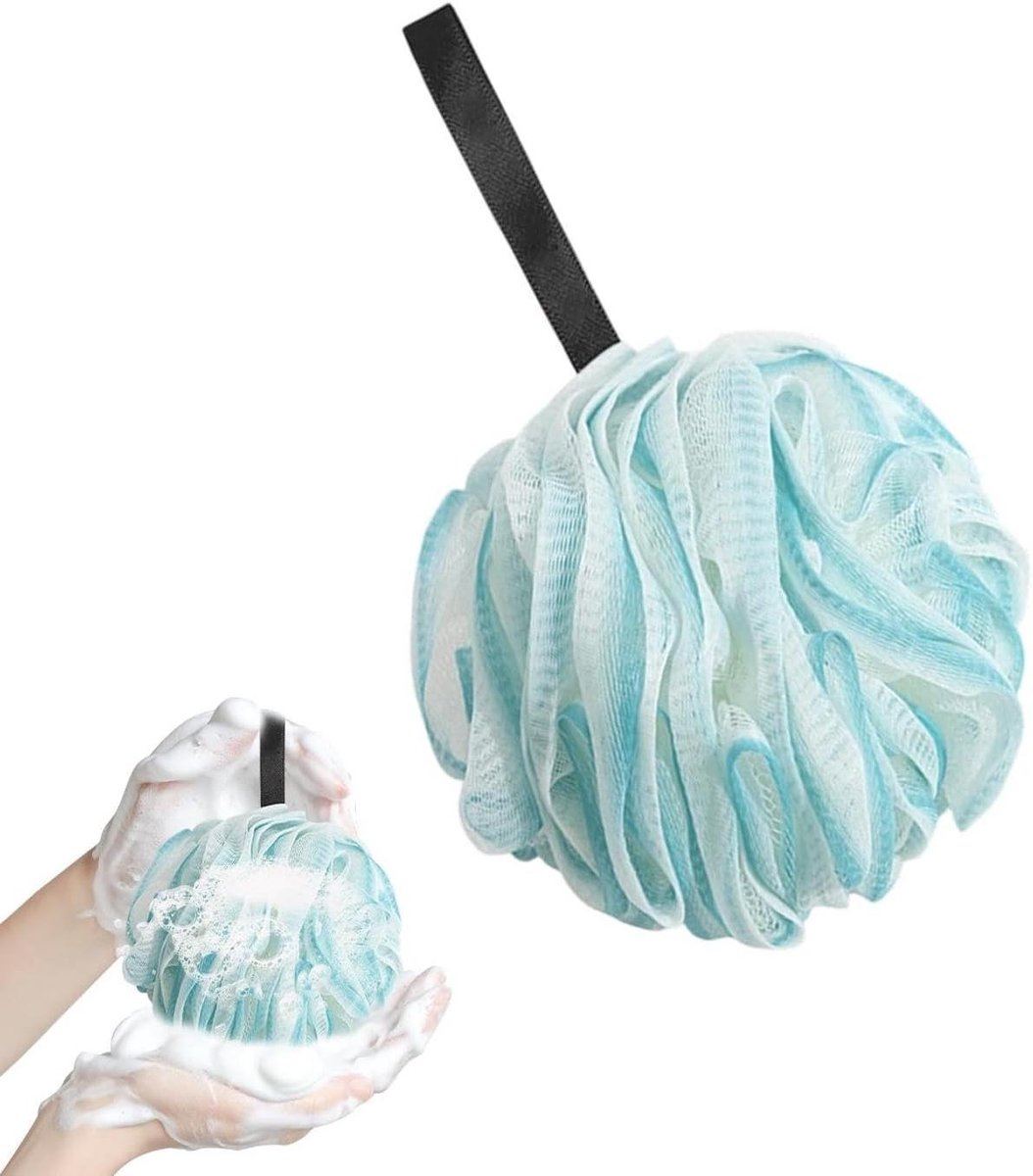 Badluffa Spons - Douche Spons - Lichaam Reinigen - Huidvriendelijk Mesh - Compact Formaat - Natuurlijk