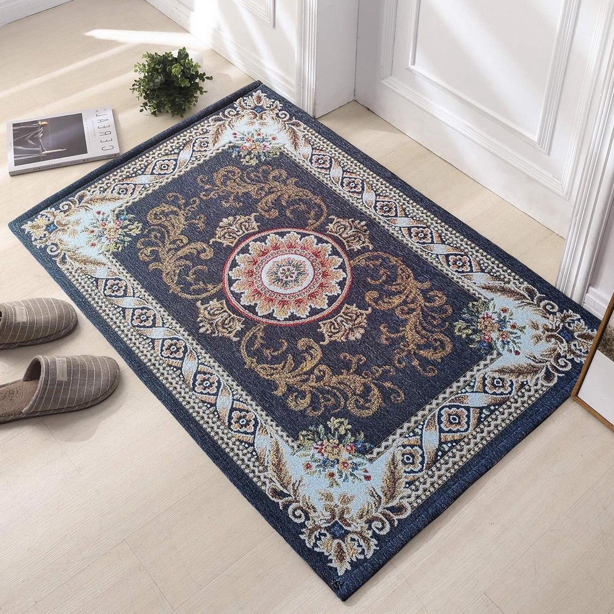 XingMart Binnendeurmat voordeur, 50 x 70 cm, super absorberende duurzame antislip vloermat