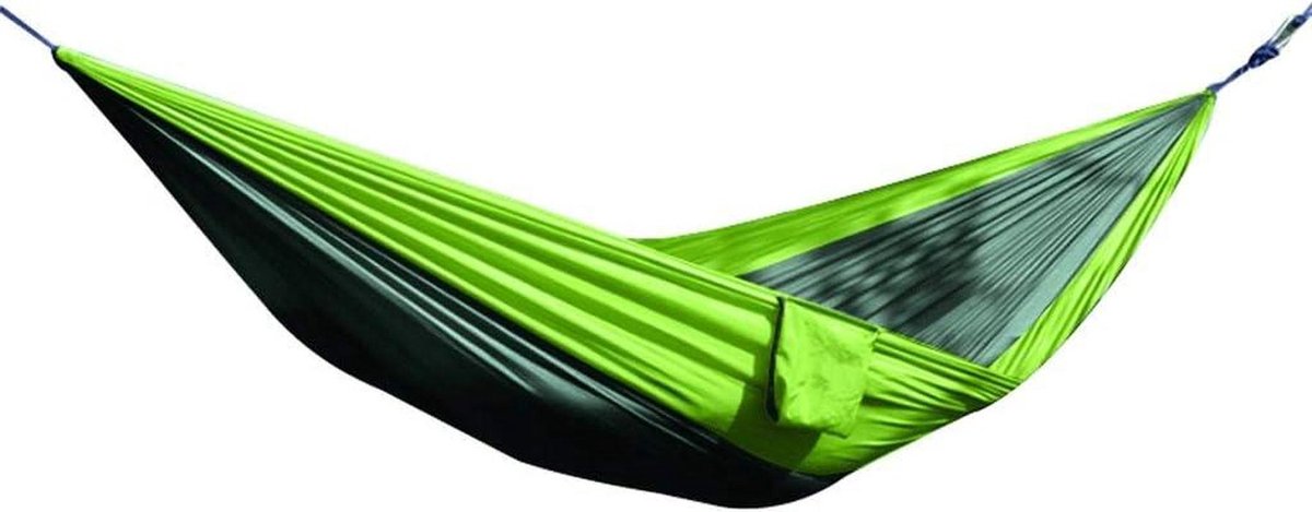Hangmat - Luie stoel - Ontspannen buiten - Versterkt weefsel - 260 x 80cm - Geel