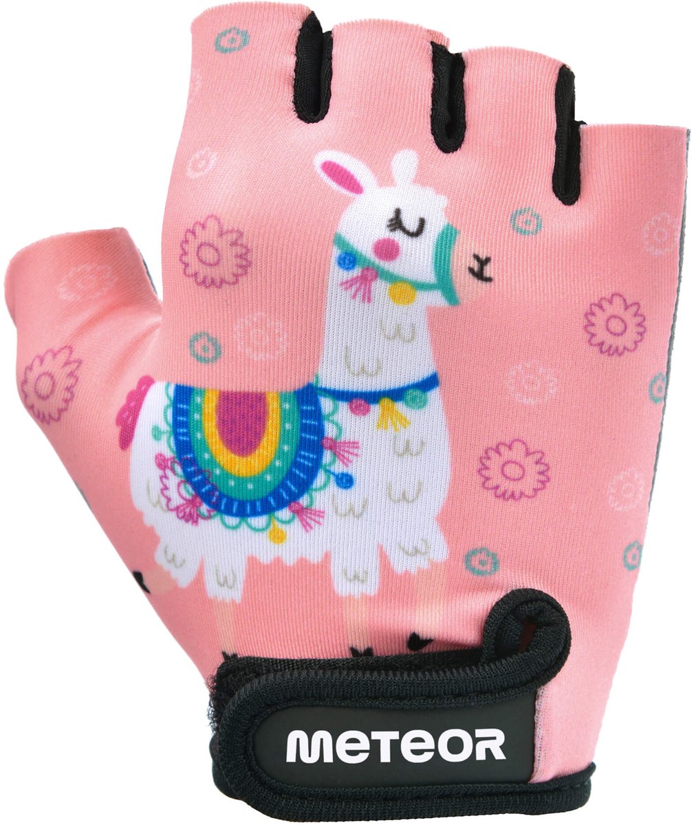 Meteor Kinderhandschoenen XS Lama - Fietshandschoenen - Ademend, Comfortabel, Geschikt voor Kinderen