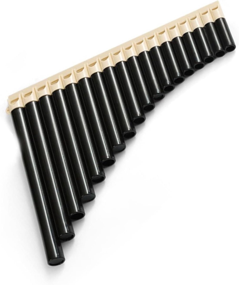 Hars Panfluit - Muziek Instrument - Muziek Maken - 18 ABS Buizen - 24.6 x 22.7 cm - Beige