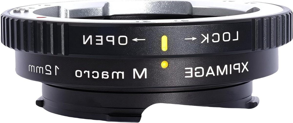 Macro Adapter - Close-up Ring - Fotografie - Handmatige Scherpstelling - 12 mm - Zwart