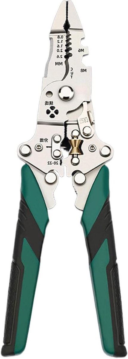 Draadstripper - Kabelknipper - Elektrisch Werk - 11-in-1 Functies - 0.5-6 mm² - Zwart