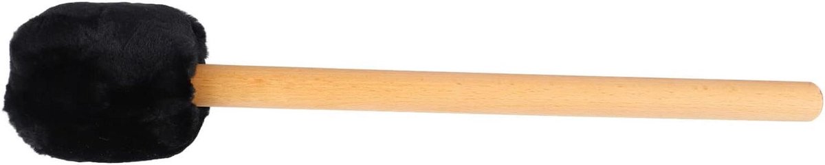 Drum Mallet - Percussie Hamer - Muziek Maken - Zachte Vilten Kop - 40 cm Lengte - Zwart