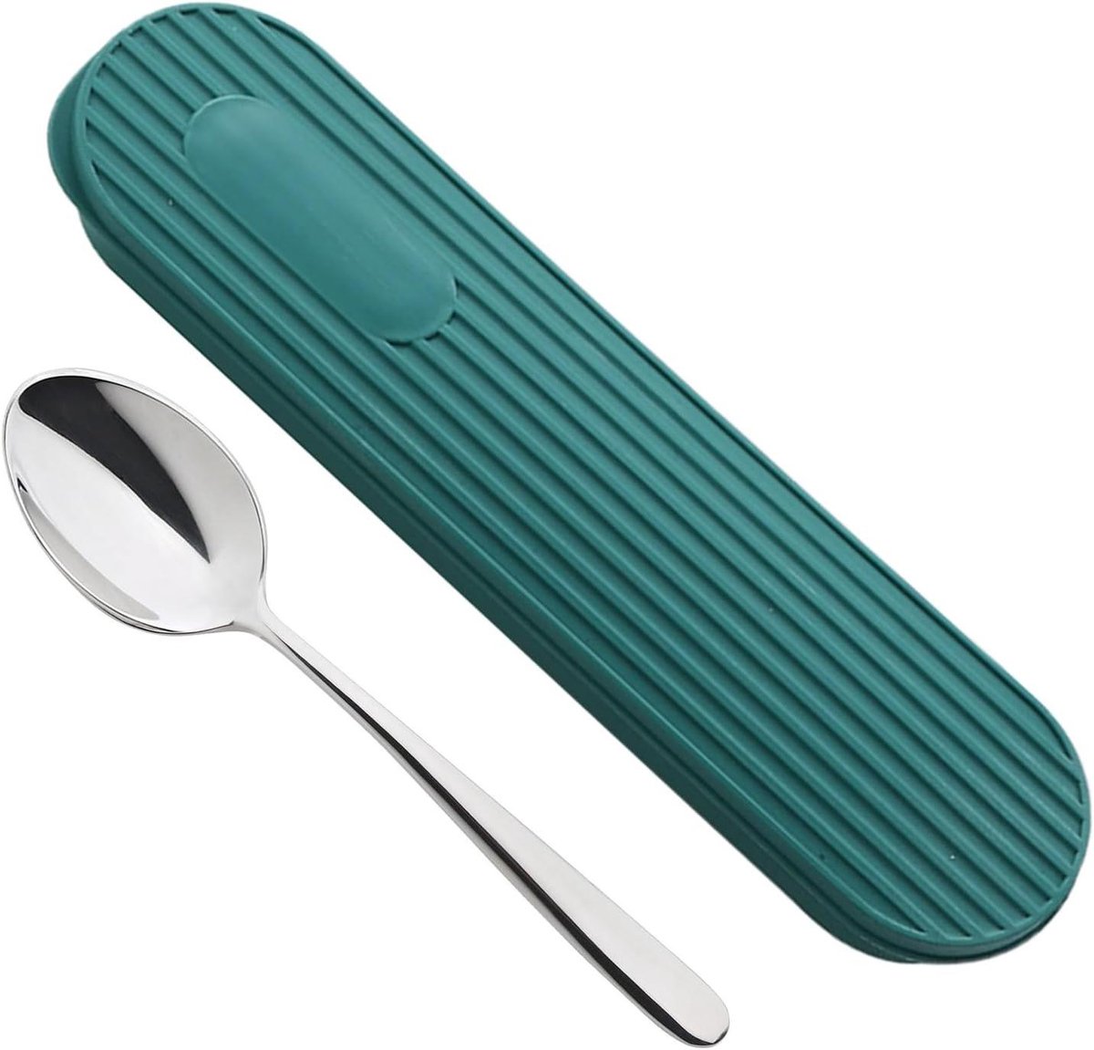Reisbestek Tas - Bestek Organizer - Outdoor Picknick - Herbruikbaar & Duurzaam - 1 Stuk - Groen