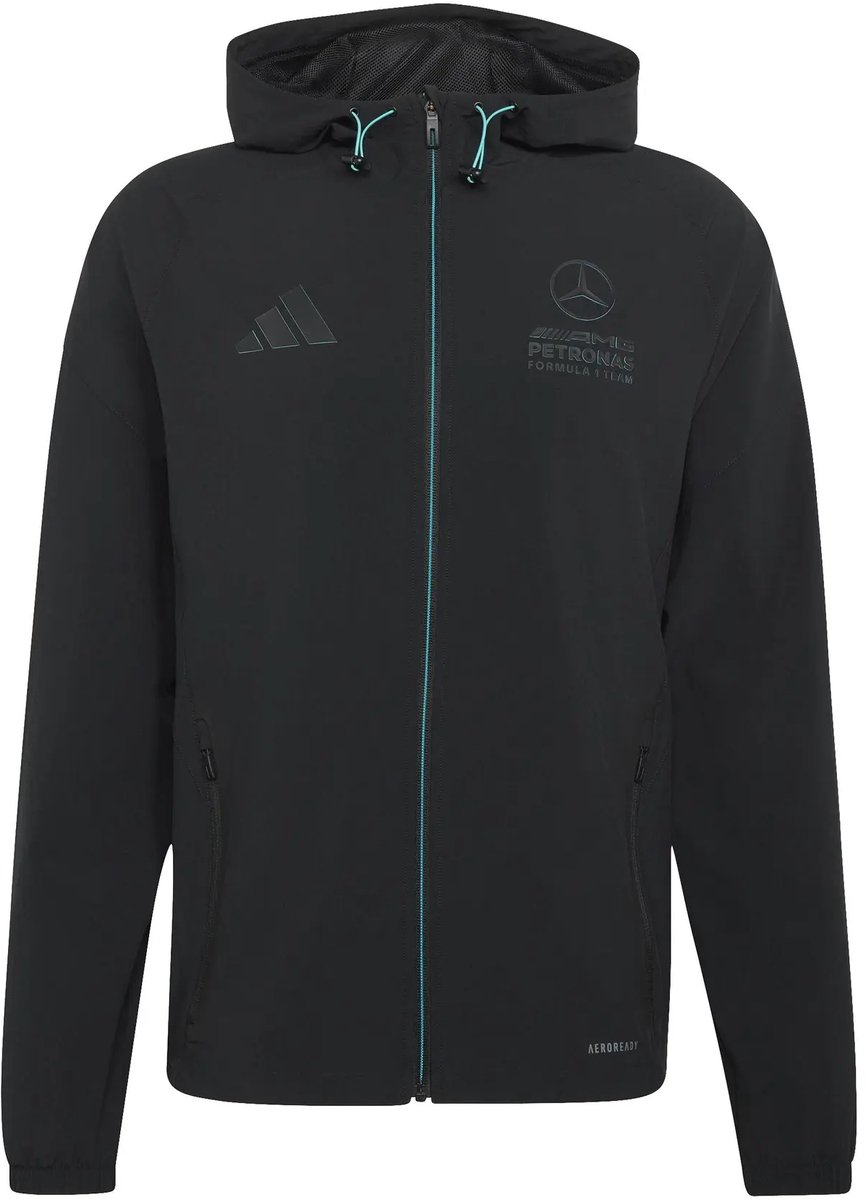 Track suit jas adidas Mercedes LOT Zwart