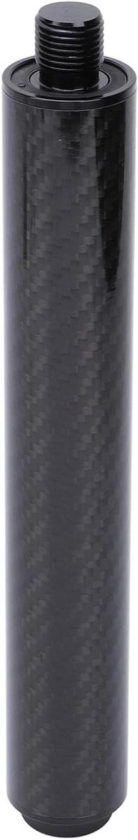 Poolkeu Verlenger - Biljart Accessoire - Spel Verbeteren - Koolstofvezel Constructie - 8 Inch - Zwart