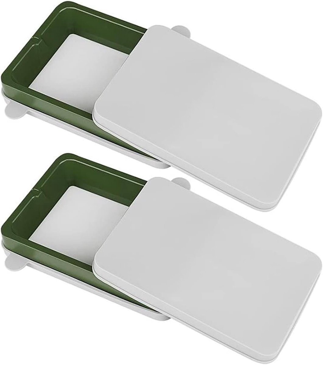 Hars Vat Set - 3D Printer Onderdeel - 3D Printen Onderhoud - PTFE Oppervlak - 1 Set - Zilver