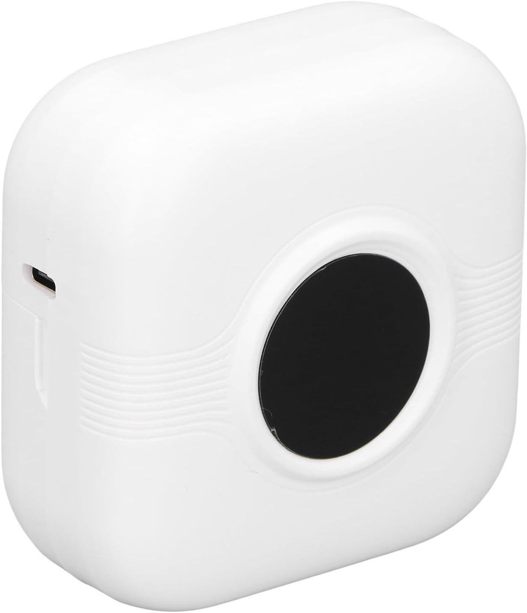 Mini thermische printer - Zakformaat printer - Foto's afdrukken - Draadloze connectiviteit - 12 x 9 x 5 cm - Zwart