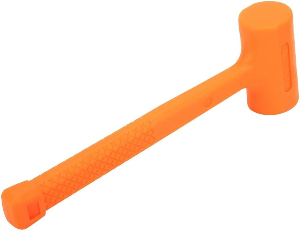 Praktische Rubber Hamer met PVC Handvat, Ideaal voor Installatiewerkzaamheden en Klussen zonder Terugslag (0.5Lb)