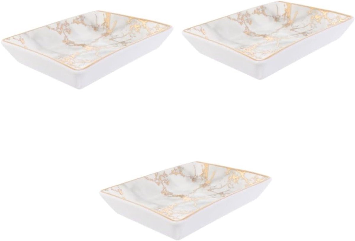 3Pcs Mothes Day Gifts Mother's Day Guides Storage Drawer Aesthetic Posters Valentine Ceramic Vanity Drawer Cross Brooch Marbling Mother's Day Present Neon Accessories Key Dish