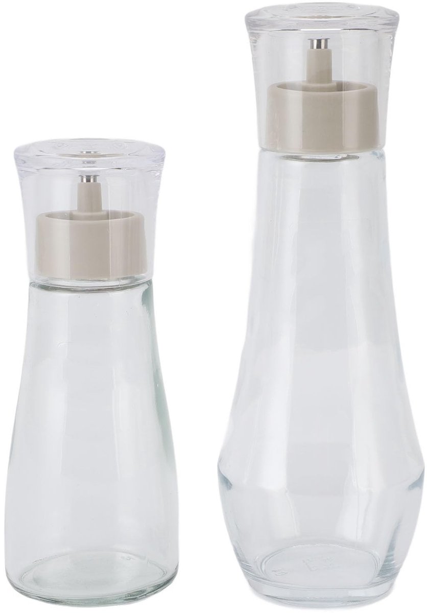 Cosensi - Dailygoods - Glazen Mondwaterdispenser met Slimme Schenktuit