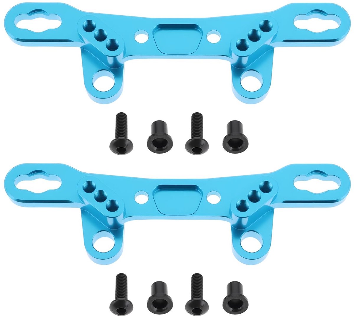 Cosensi - Dailygoods - 2 Stuks Aluminium Shock Tower Mount voor TA-MIYAs Chassis