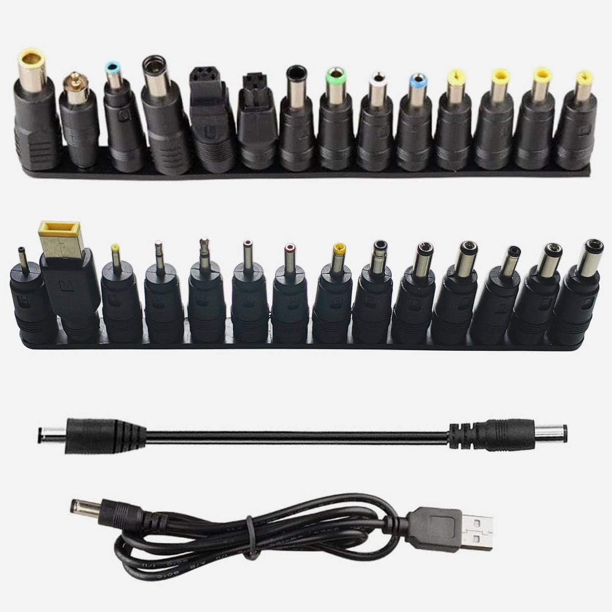Dailygoods - Set van 28 Universele DC-Voedingsadapters