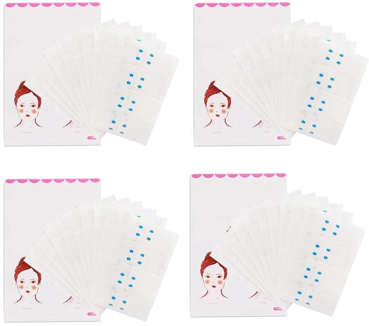 Dailygoods - Gezichtstape voor Liftend Effect, 120 Stuks