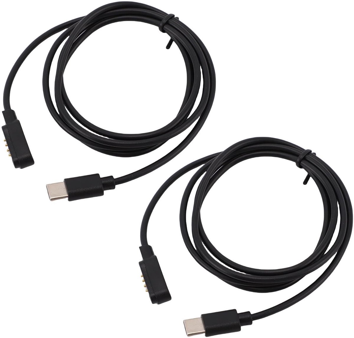 Dailygoods - 2-Pack Magnetische Oplaadkabels voor Spraakrecorders