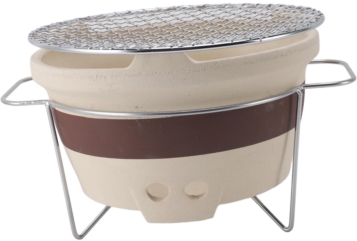 Dailygoods - Keramische Houtskool Tafelgrill voor Binnen en Buiten