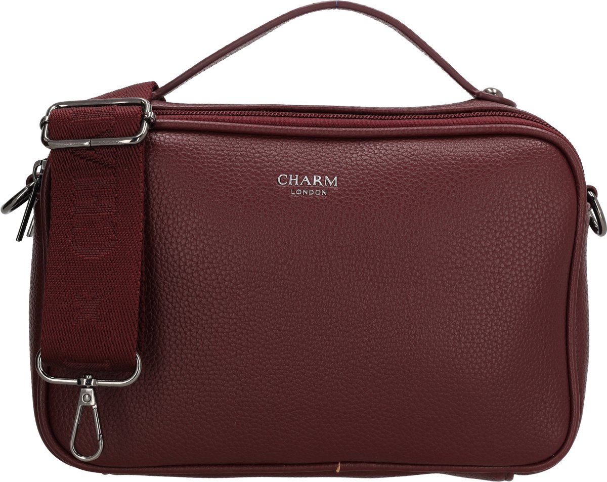 Charm London Mulberry street Schoudertas - Bordeaux rood