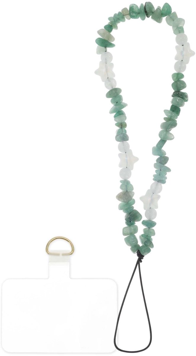 Dailygoods - Mobiele Telefoonketting met Parels voor Veiligheid en Stijl
