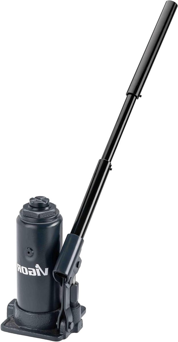 Flessenkrik Hydraulisch - Auto Krik - Voertuigen Hefen - 6 Ton Capaciteit - Compact Ontwerp - Zwart