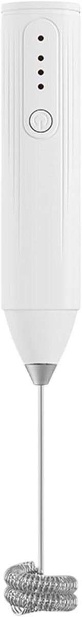 Melkschuimer Handheld - Roestvrijstalen garde | Handdrankmixer | Elektrische melkschuimmaker | Oplaadbare melkopschuimers, Handheld Elektrische Opschuimer Wand voor Koffie Lattes, Cappuccino, Ei