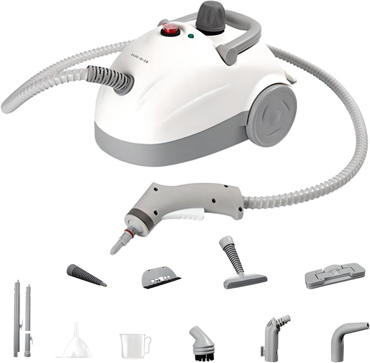 Stoomreiniger - Stoommachine - Grondig Reinigen - Hogedruk stoom - 1200 ml - Zwart