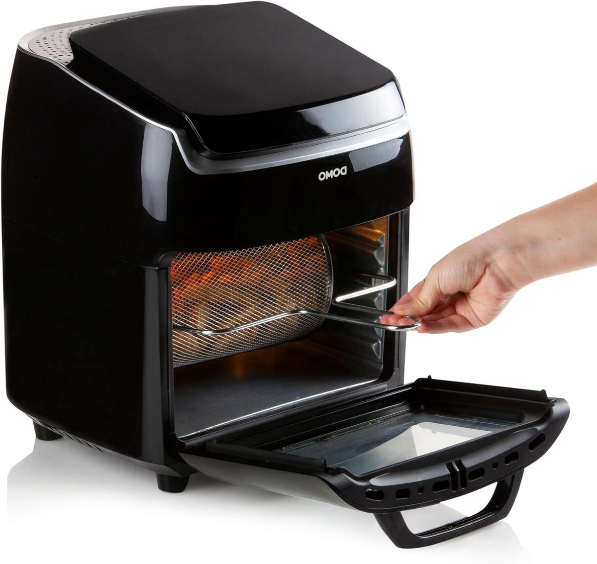 DOMO DO534FR Friteuse met display, timerfunctie, zwart