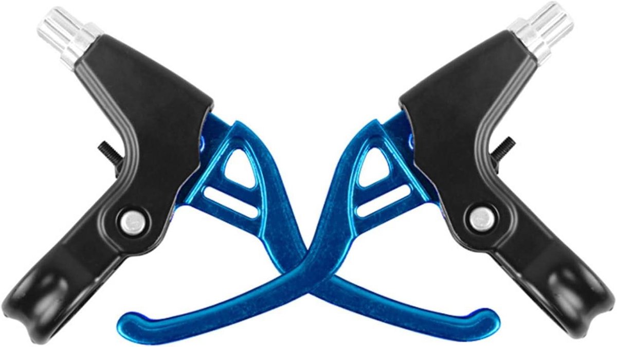 Fietsremhendels - Remgrepen Aluminium - Veilig Fietsen - Ergonomisch Ontwerp - 22 mm Stuur - Blauw