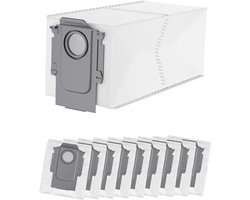 10 stuks stofzakken - voor Roborock Q Revo/Qrevo Pro/QrevoMaxV/Qrevo Curv/s8 MaxVUltra/S8Max Ultra/Qrevo Edge/Qrevo S/Qrevo Plus/QreVo Master/Qrevo Slim - reservezakken - accessoireset
