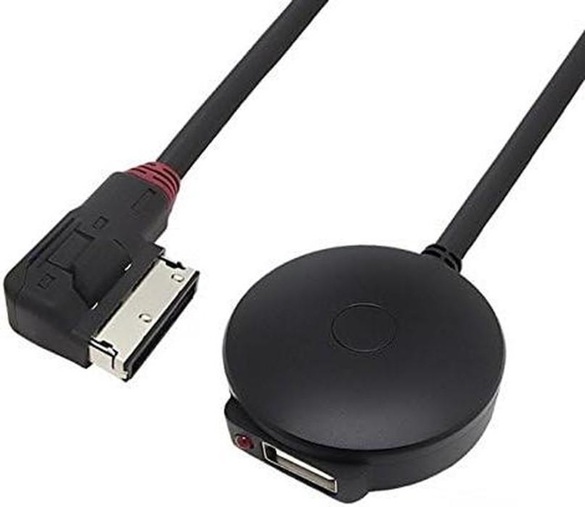 Auto Adapterkabel - Muziek Streaming - Muziek Afspelen - Bluetooth en USB - 2 Poorten - Blauw