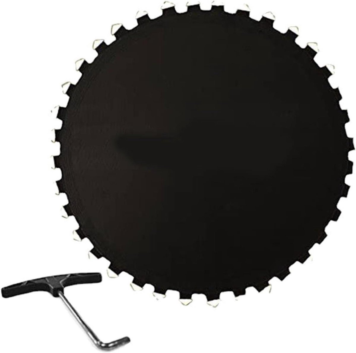 Trampoline Mat - Vervangende Springmat - Buiten Spelen - Waterbestendig Ontwerp - 6ft 36 Gespen - Zwart