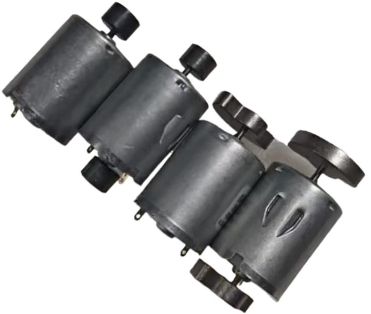 Vibratiemotor DC - Dubbelassige motor - Hobby projecten - Krachtige prestaties - 6V 8500rpm - Zilverkleurig