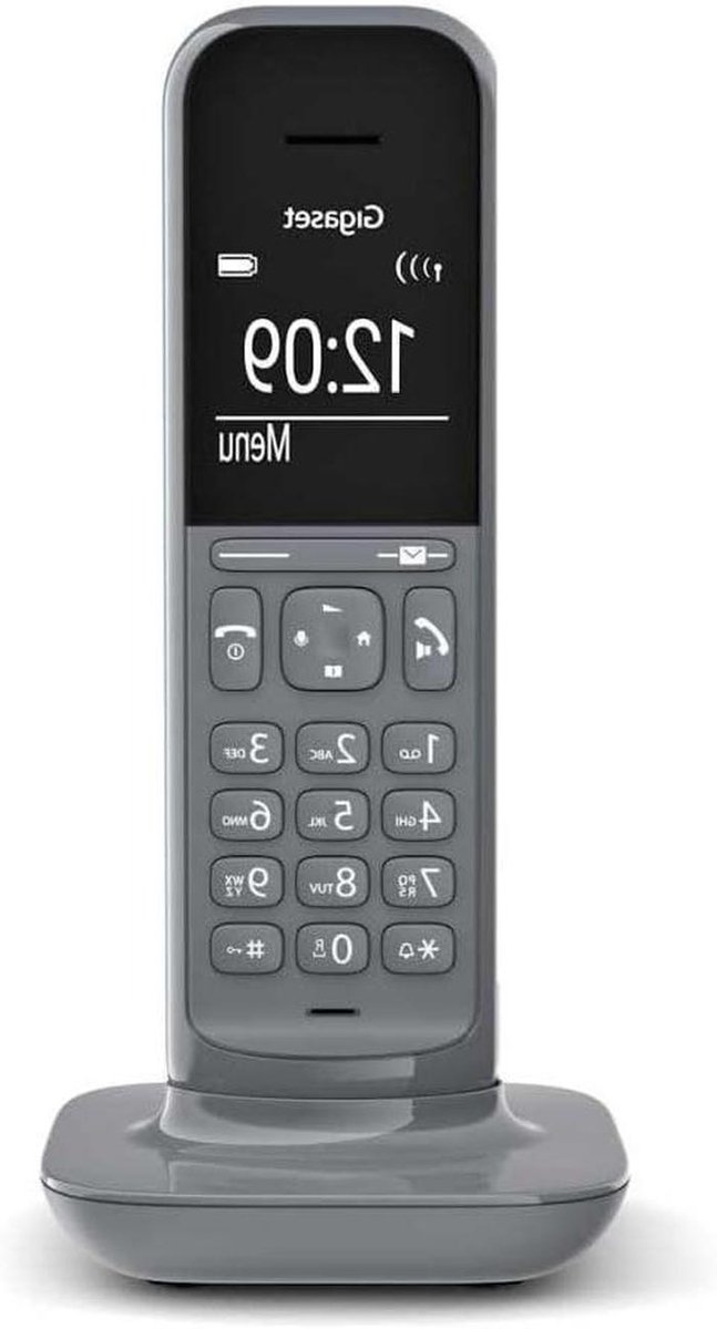 Draadloze Telefoon - DECT Telefoon - Thuisgebruik - Digitaal Antwoordsysteem - 1 kg - Donkergrijs