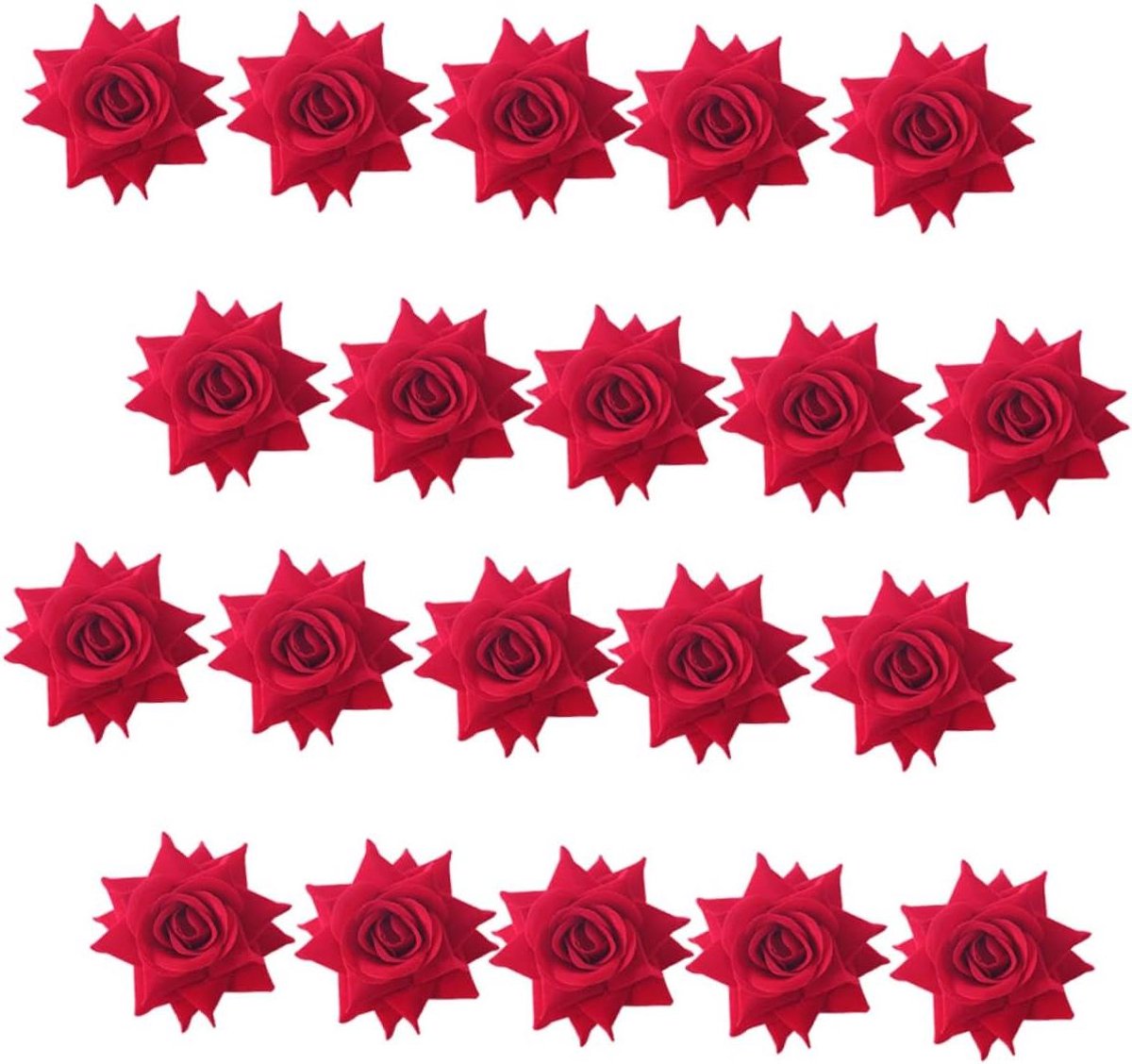 Nep Rozen - Kunstbloemen Set - Feestdecoratie - Levensgetrouw Uiterlijk - 20 Stuks - Roze