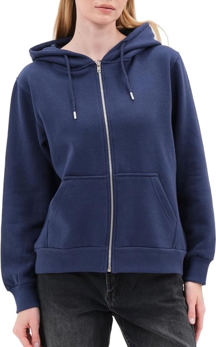 Dames Hoodie met Capuchon - Comfortabele Pullover Sweatshirt voor Vrije Tijd en Sport