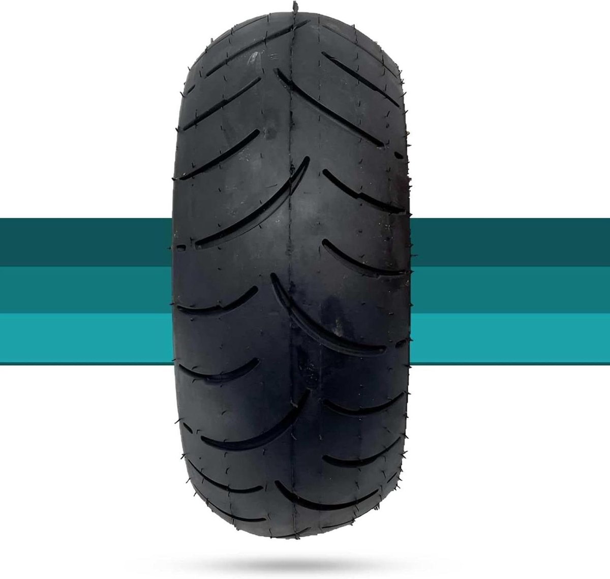 Scooterband - Vacuüm band - Comfortabel rijden - Lekbestendig ontwerp - 10 inch - Zwart