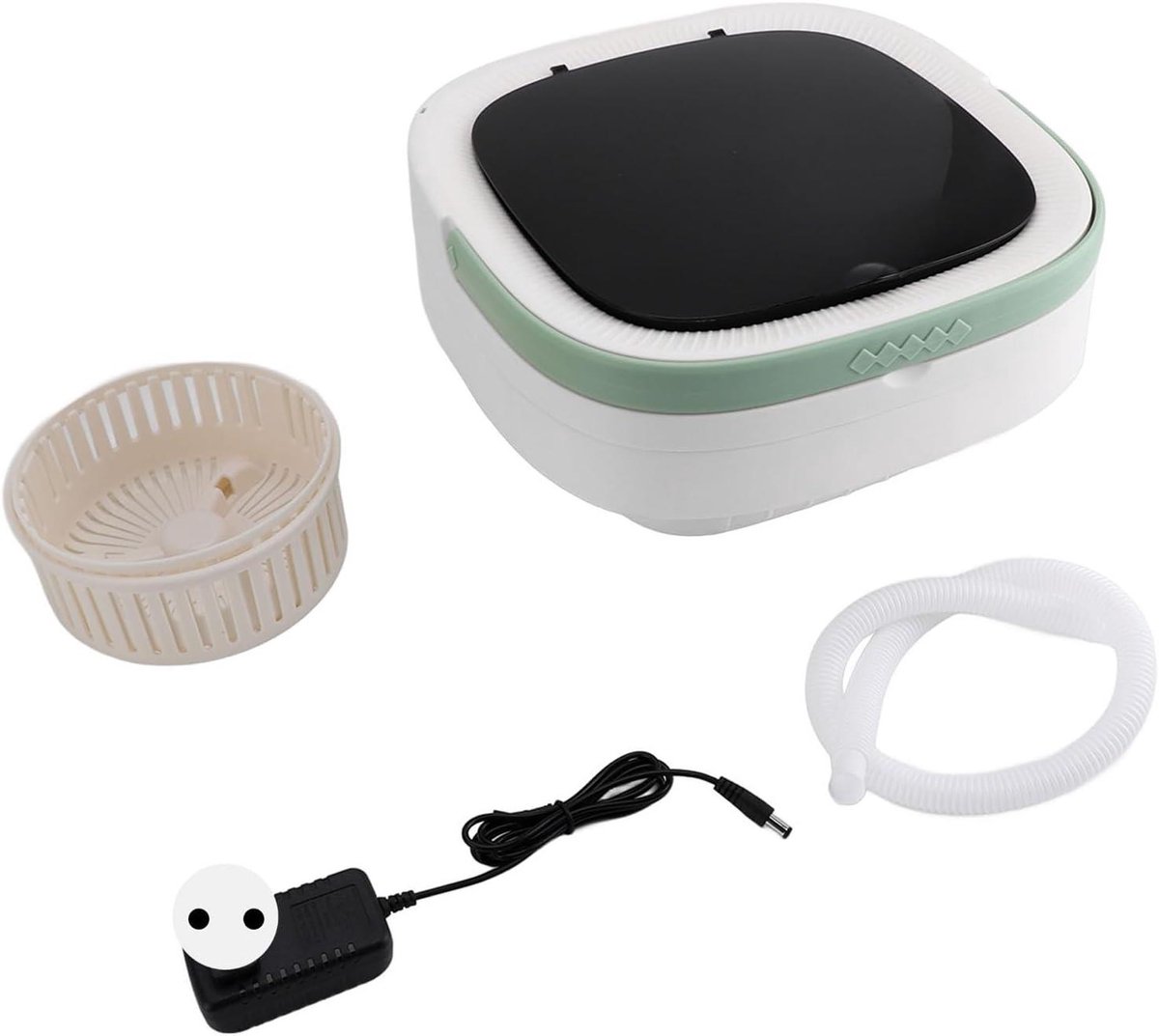 Opvouwbare Wasmachine Mini Washer Compact Wassen Ingebouwde Dehydrator 12 Liter Capaciteit Groen