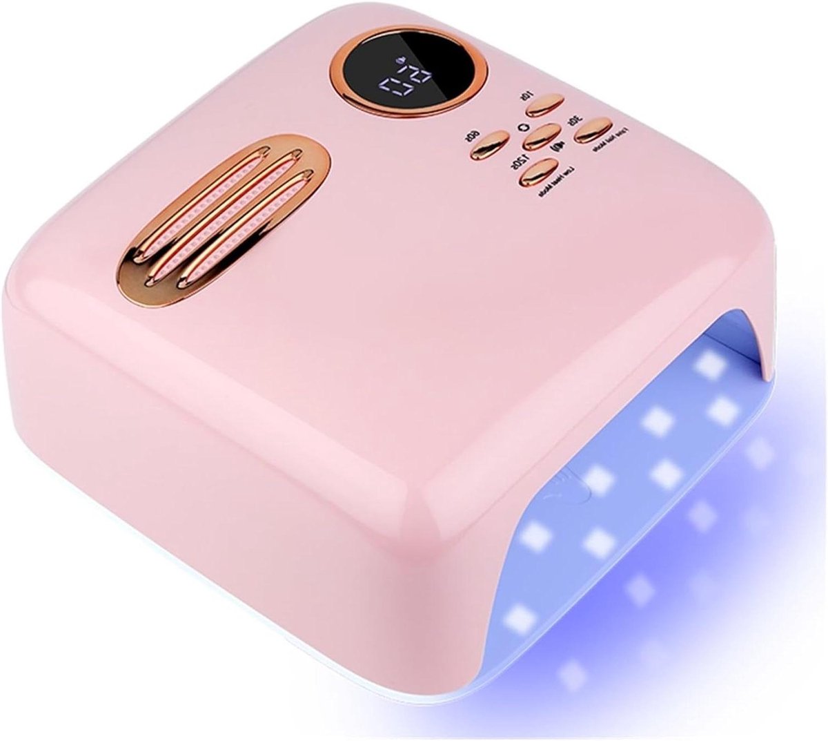 Nagellamp - UV LED Droger - Gellak Drogen - Slimme Timer - 72W Vermogen - Roze