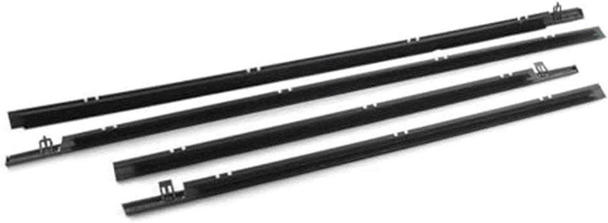 Raam Deurafdichtingen - Tochtstrips Auto - Stille Ritten - Snelle Montage - 4 Stuks - Chroom