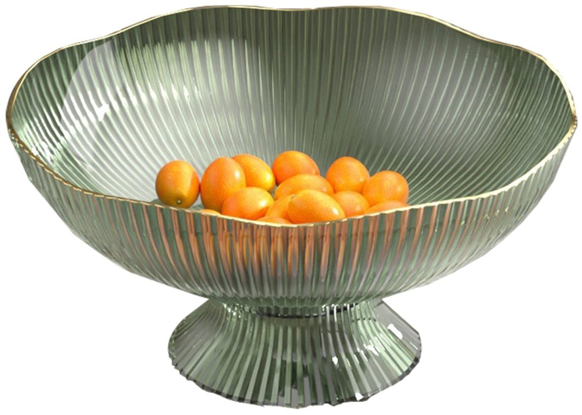 Dailygoods - Moderne Fruitschaal met Voet voor Fruit en Snacks