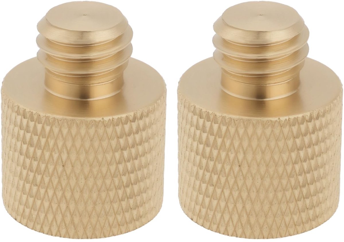 Dailygoods - Set van 2 Messing Schroef Adapters voor Camera Statief