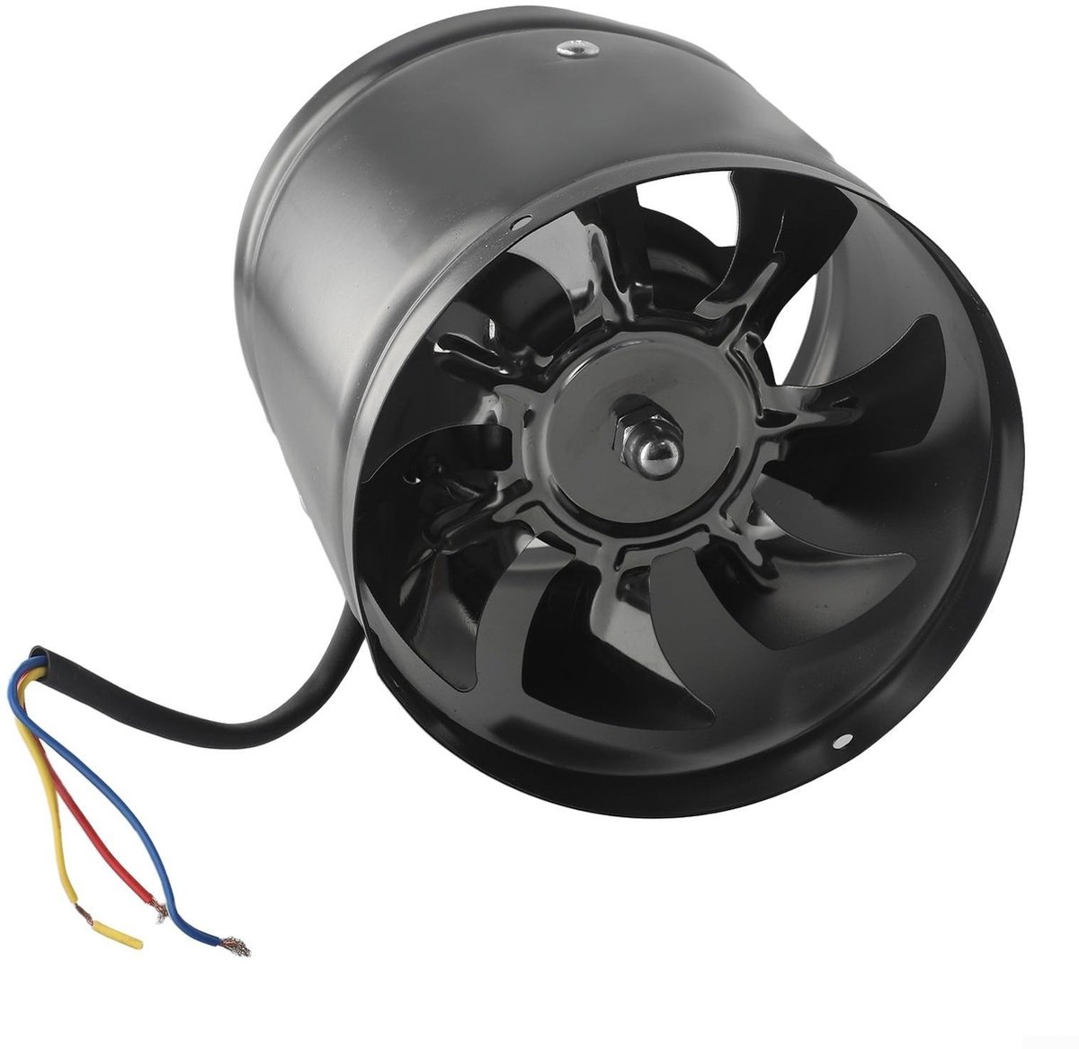 SPHProducts - Afzuigventilator - Metalen afzuigventilator - Zwart - Olie-rookuitlaat - 150
